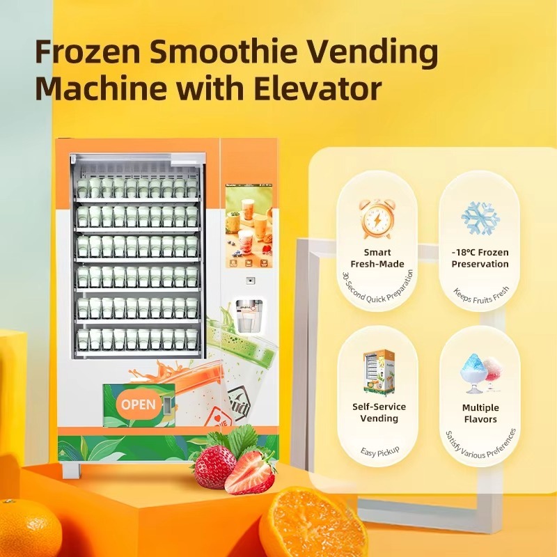 ماكينة بيع آلية مخصصة لصنع الس - مراجعة Slushie Machine Vending وسعره