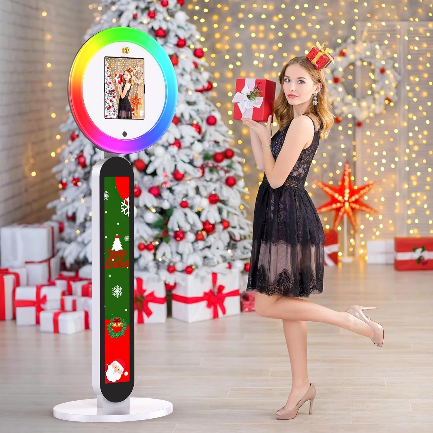 كشك تصوير آيباد محمول جديد للب - مراجعة Photo Booth Machine وسعره