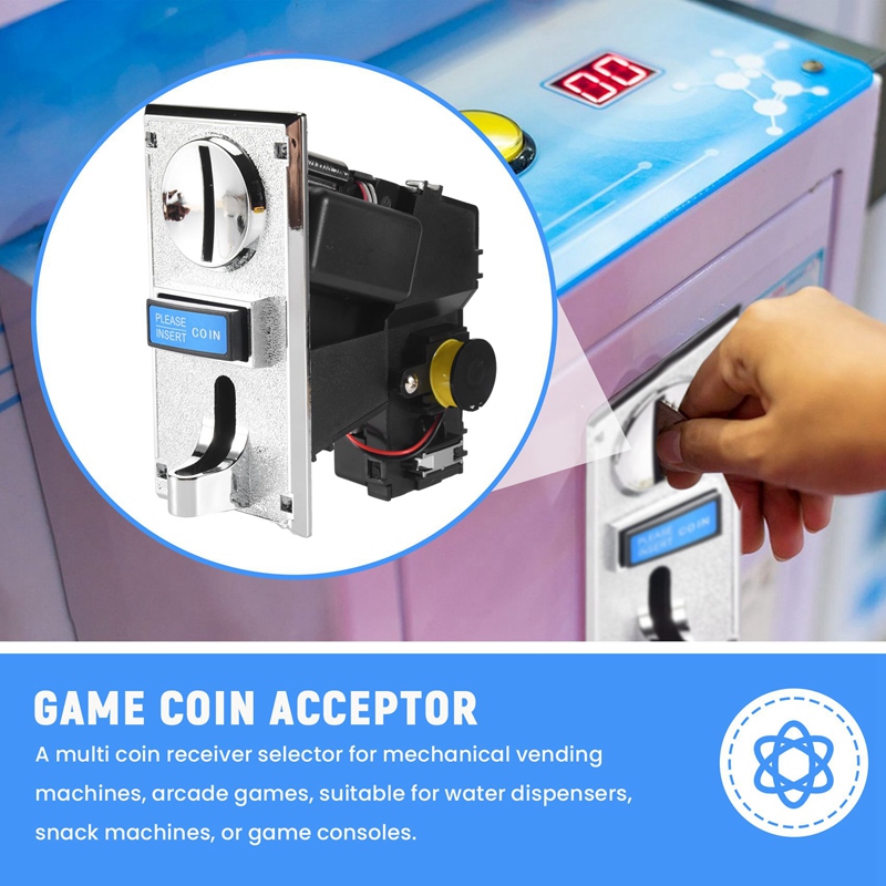 جهاز قبول العملات المتعددة لآل - مراجعة Coin Acceptor Selector وسعره